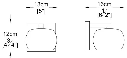 Zuma Line W0076-01A-B5FZ - Applique di cristallo CRYSTAL 1xG9/42W/230V