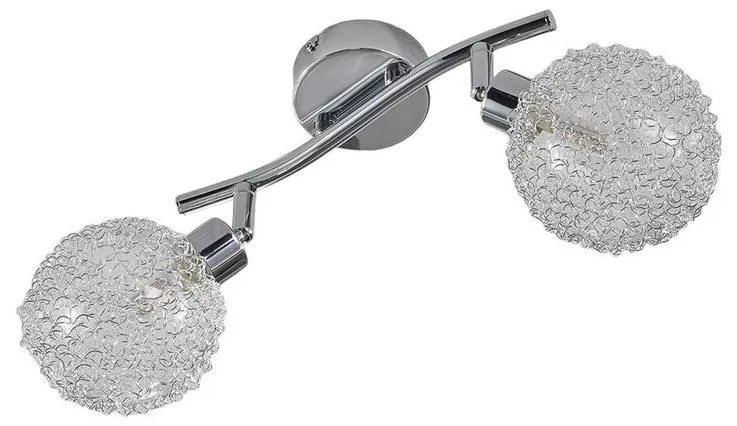 Lindby - Ticino 2 Plafoniera Silver/Chrome Lindby