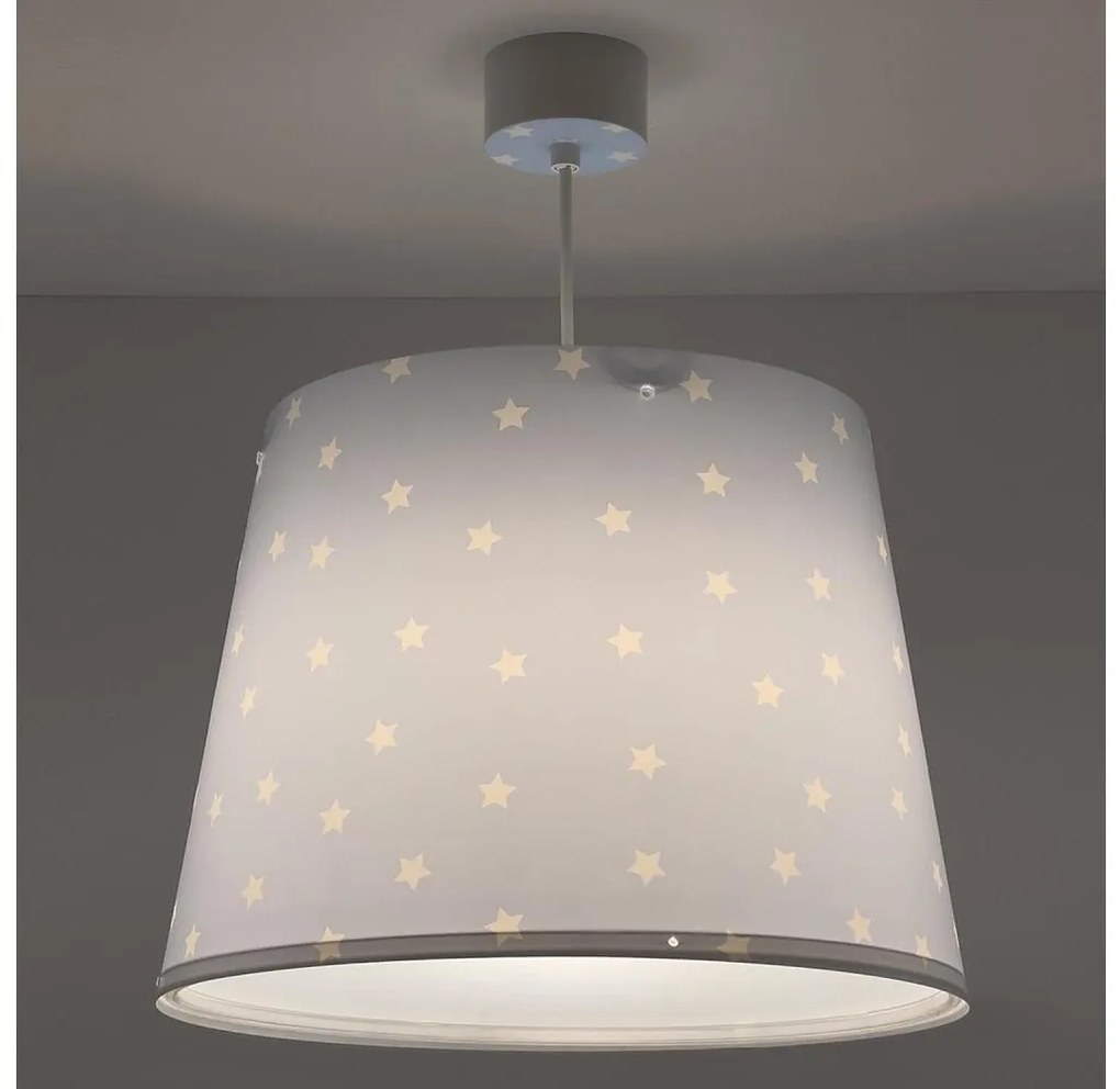 Dalber 82212T - Lampadario per bambini STAR LIGHT 1xE27/60W/230V blu