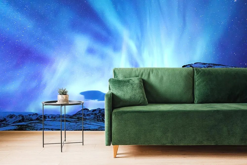 Carta da parati autoadesiva – Aurora boreale nordica