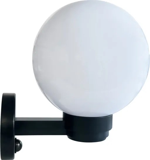 Brilagi - Applique da esterno con sensore HARBOR 1xE27/40W/230V IP33 nero/trasparente