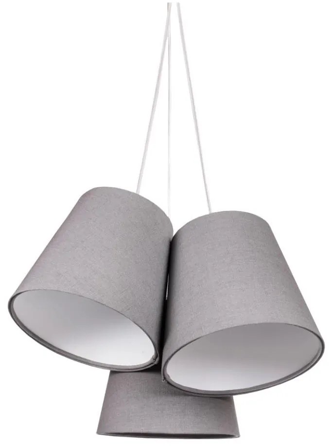 Lampadario a sospensione con filo AMBROSIA 3xE27/60W/230V