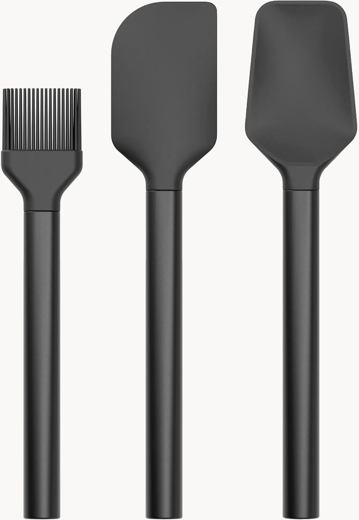 Set di 3 spatole e pennello da forno Emma