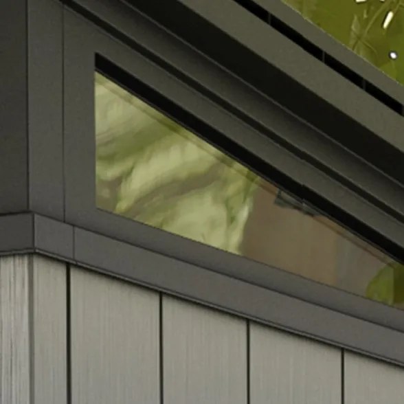 Casetta Da Giardino In Resina 277x218x226H Cm Artisan 9x7 Grigio Keter