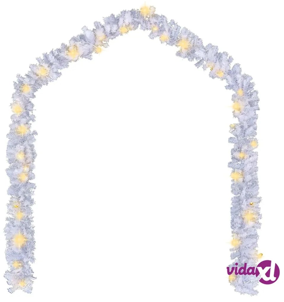vidaXL Ghirlanda Natalizia con Luci a LED 5 m Bianca