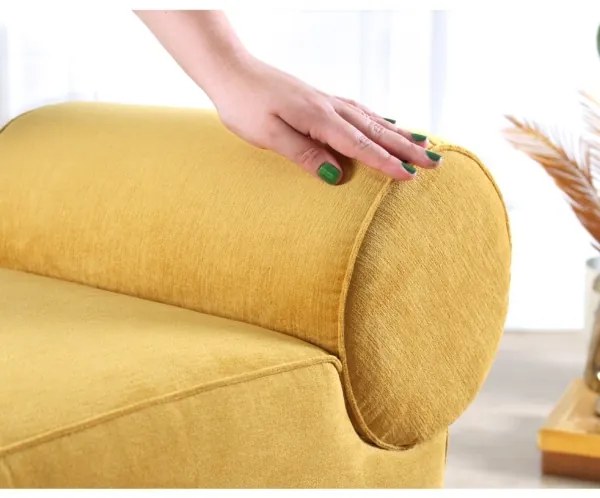 Pouf TIKI 47x45 cm giallo