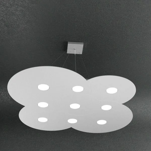 Cloud sospensione 9 luci grigio 1128-s9-gr