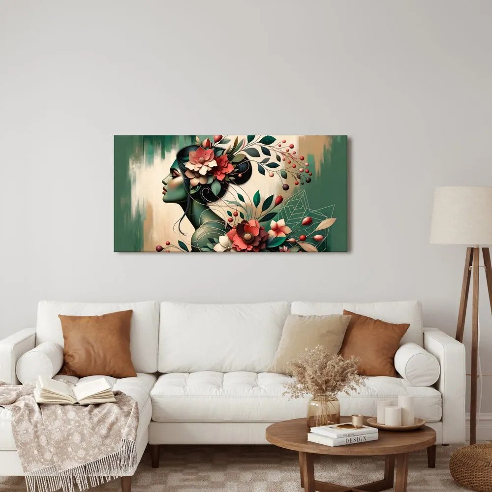 Quadro su tela – Musa dei fiori