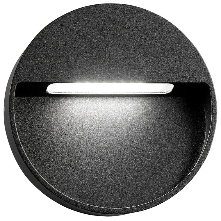 Light Point - Serious 3 Applique da Parete IP54 2700K Nero LIGHT-POINT