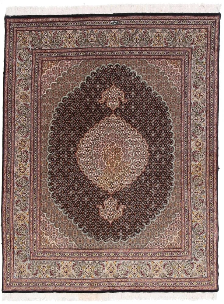 Tabriz Tappeto 150 x 200 Rosa (Iran) Annodato A Mano