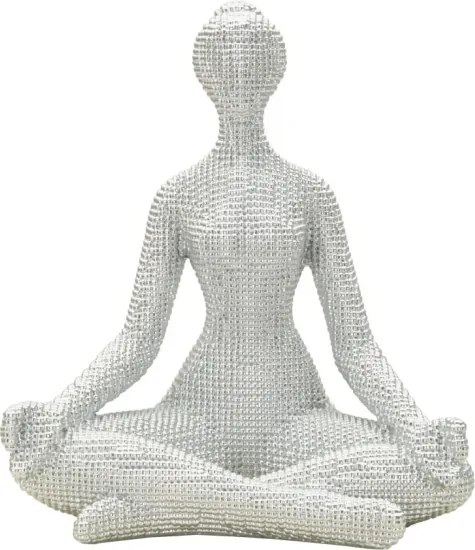 Donnina Yoga Silver Cm 20,5X15,5X23
