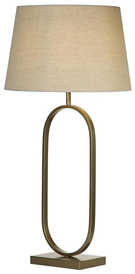 Searchlight EU94102NA - Lampada da tavolo MODISH 1xE27/60W/230V colore crema