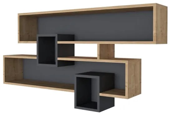 Mensola KAREN 120x72,2 cm marrone/antracite