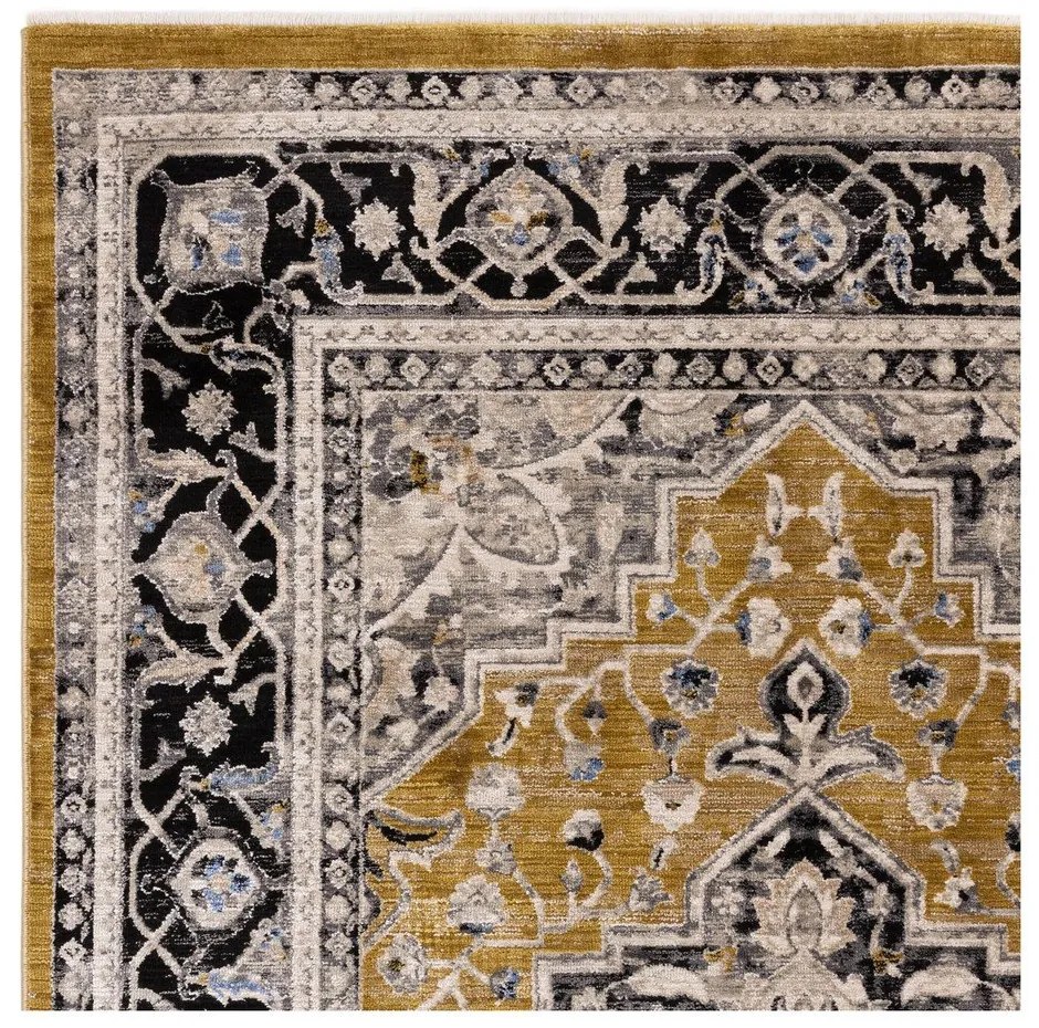 Tappeto giallo ocra 240x330 cm Sovereign - Asiatic Carpets