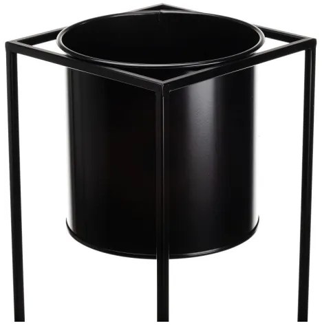 Portafiori RING 100x23 cm nero