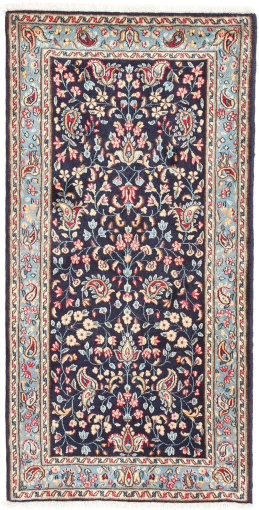 Kerman Tappeto persiano 70x130 (Iran) Annodato A Mano