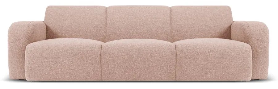 Divano rosa bouclé 235 cm Molino - Micadoni Home