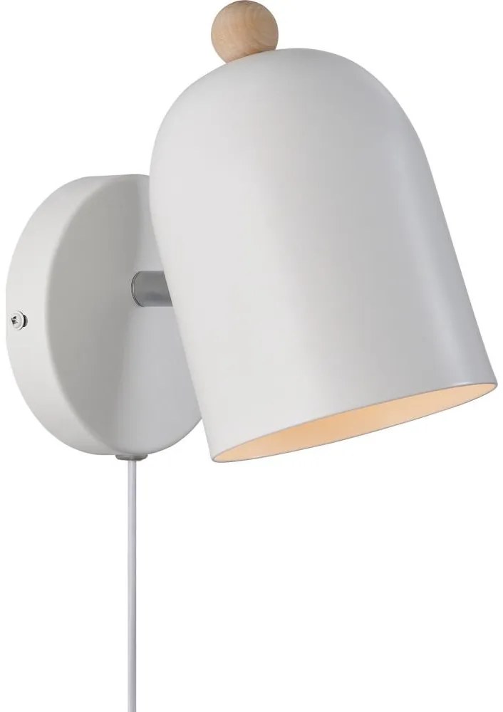 Nordlux - Faretto da parete GASTON 1xE27/15W/230V bianco