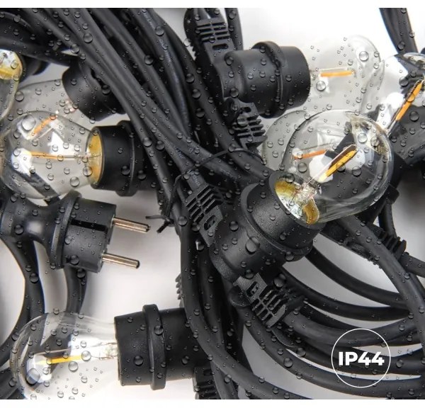 Da esterno catena decorativa MIMOSA 10xE27/1,3W/230V IP44 10 m