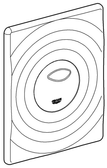 GROHE 42302SH0 - Pulsante di scarico SURF 156 × 197 mm bianco
