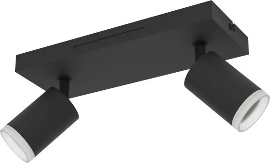 Eglo 901941 - Faretto dimmerabile LED RGBW MELITELLO-Z 2x LED/3,7W/230V nero