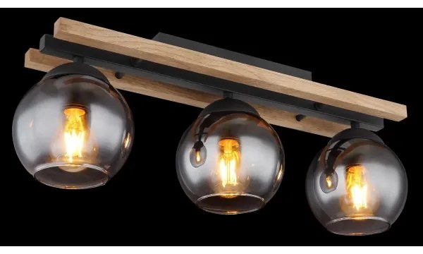 Globo 15569-3DW - Lampadario a plafone CONNI 3xE27/25W/230V