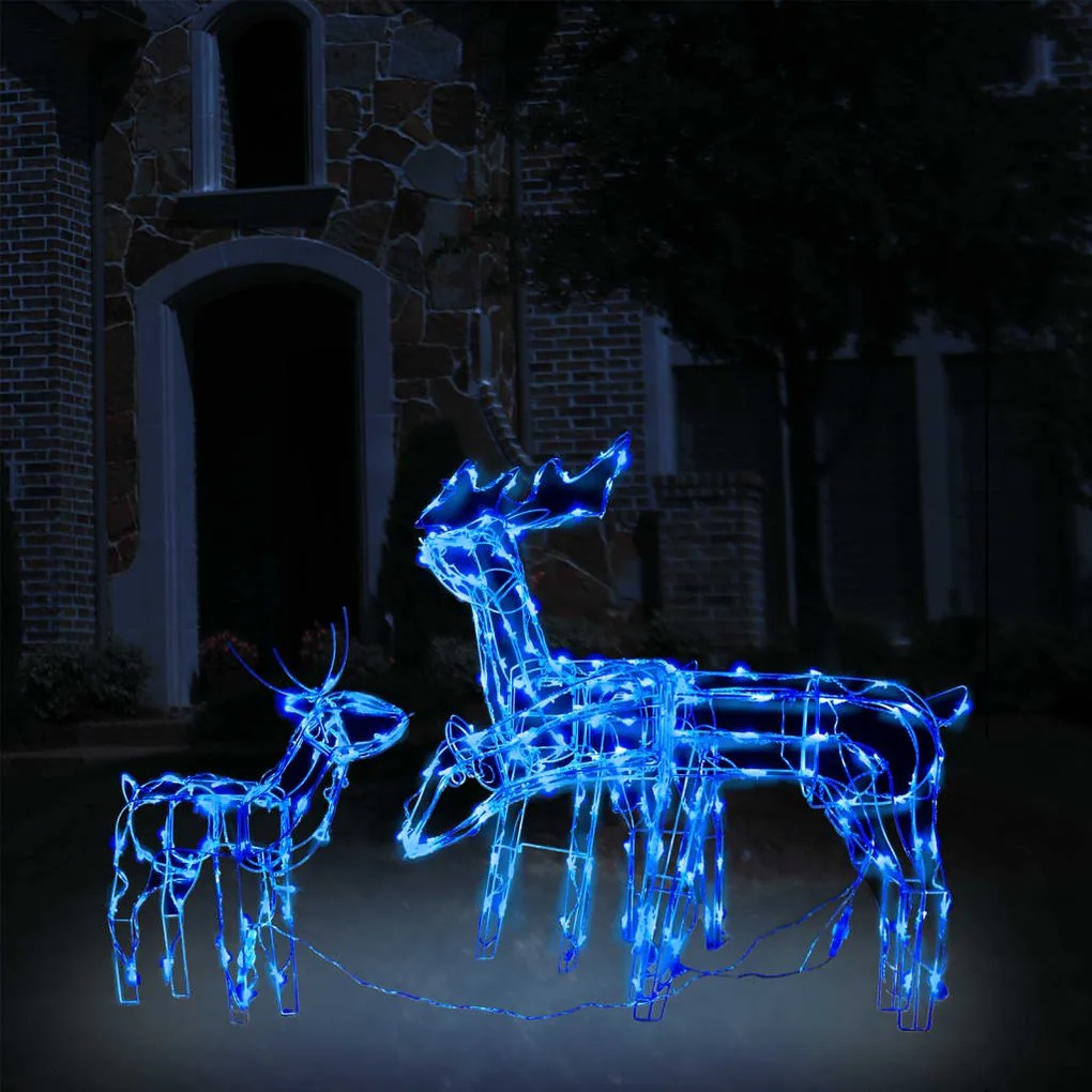 Decorazioni di Natale a Forma di Renne con LED - Set da 3 Pezzi, Decorazioni di Natale a Forma di Renne 3 pz 229 LED IV