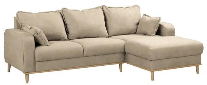Divano angolare beige (angolo destro) Beata - Ropez