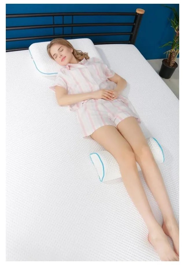 Cuscino ergonomico con imbottitura in memory foam 18x42 cm – Mila Home