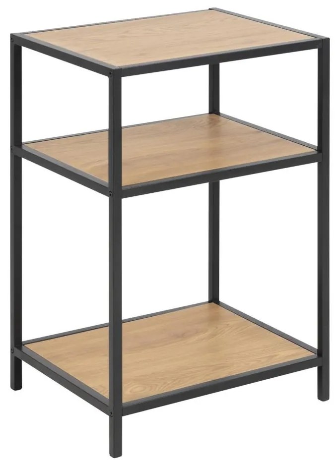 Comodino SARON quercia/nero