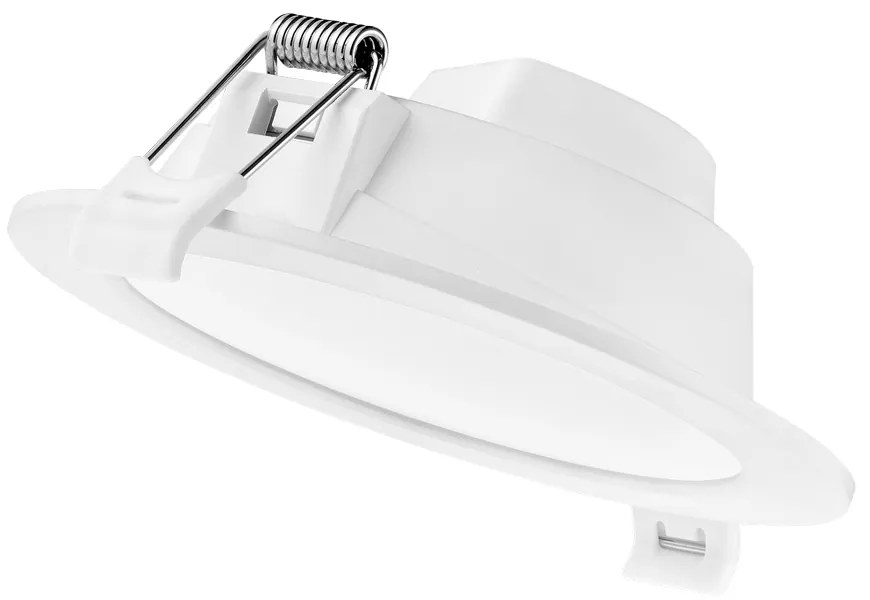 Faretto Led da incasso 18W Rotondo Cornice bianca Apertura 244 gradi luce regolabile Novaline