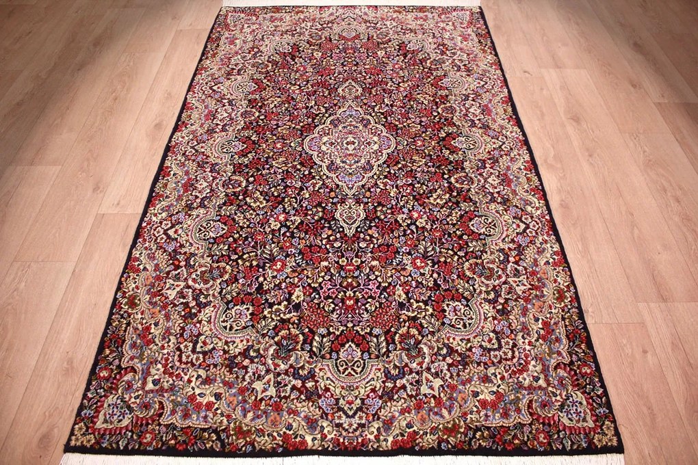 Kerman Tappeto 220x130 (Iran) Annodato A Mano