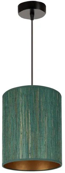 Brilagi - Lampadario a sospensione con filo BOSTON ROLLER 1xE27/15W/230V diametro 21 cm verde/oro