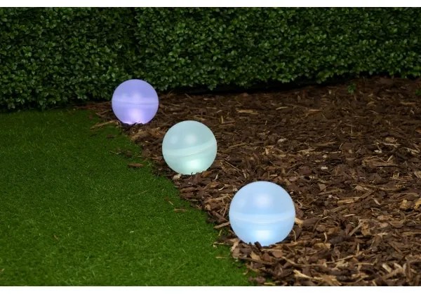 Grundig - SET 5x LED RGBW Lampada solare LED/3,2V IP44