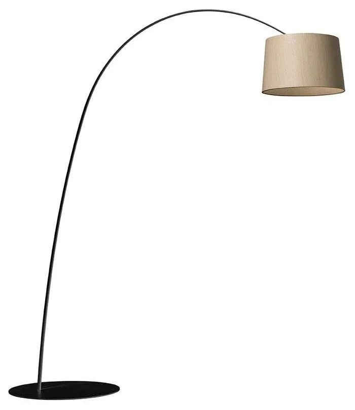 Foscarini - Twiggy LED Piantana Nero/Quercia Foscarini