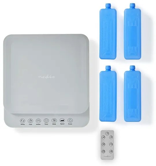 Nedis COOL116CWTW - Condizionatore 65W/230V Wi-Fi Tuya bianco + telecomando