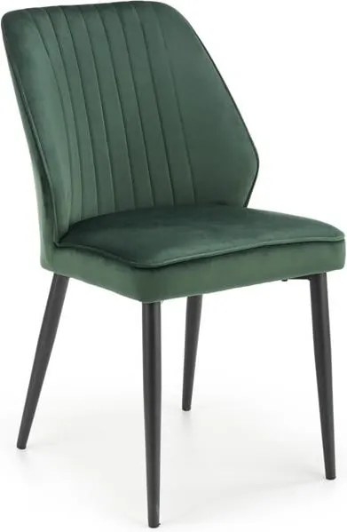Sedia K432 Velvet Green - L48 x H57 x H85 cm
