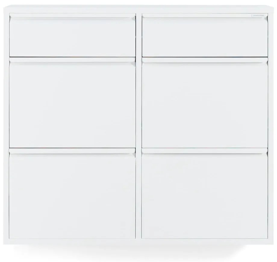 Scarpiera bianca in metallo Billy - Spinder Design