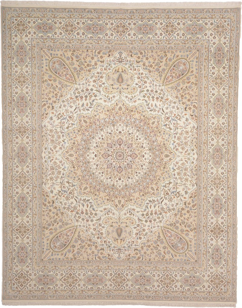Tabriz Tappeto 240 x 300 (Indian) Annodato A Mano
