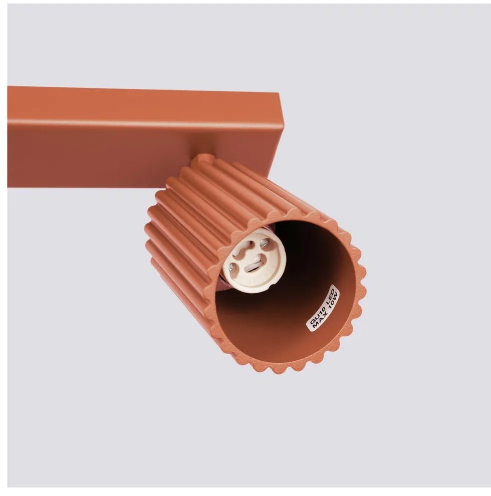 Faretto color mattone 6,5x45 cm Gleam – Sollux