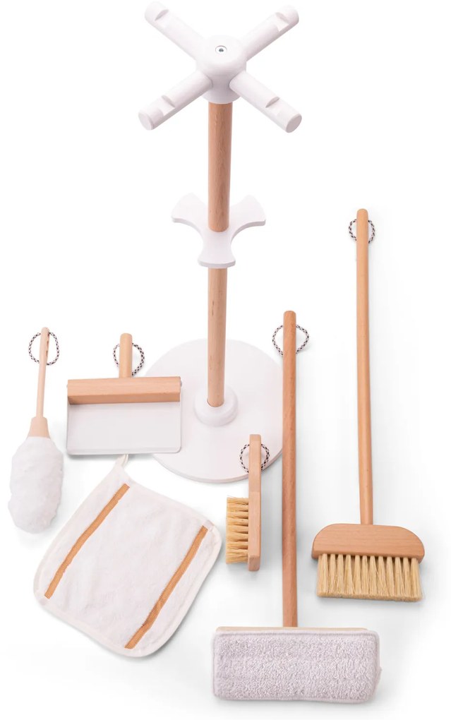 Set di pulizie in legno per bambini