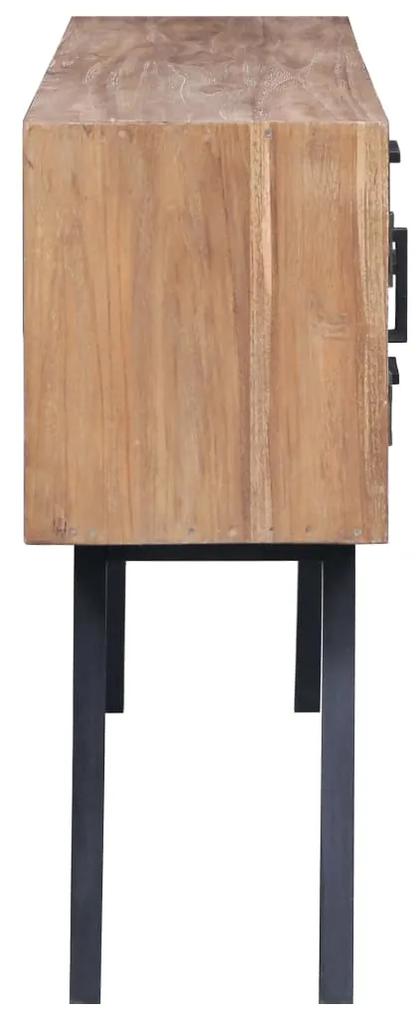 Madia 140x30x75 cm in legno massello di teak