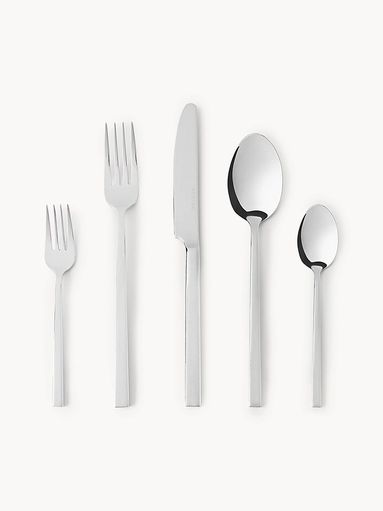 Set di posate lucide Shine, varie misure