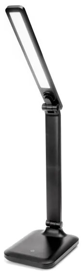 Lampada da tavolo a LED dimmerabile con USB port REMUS LED/5W/230V nero