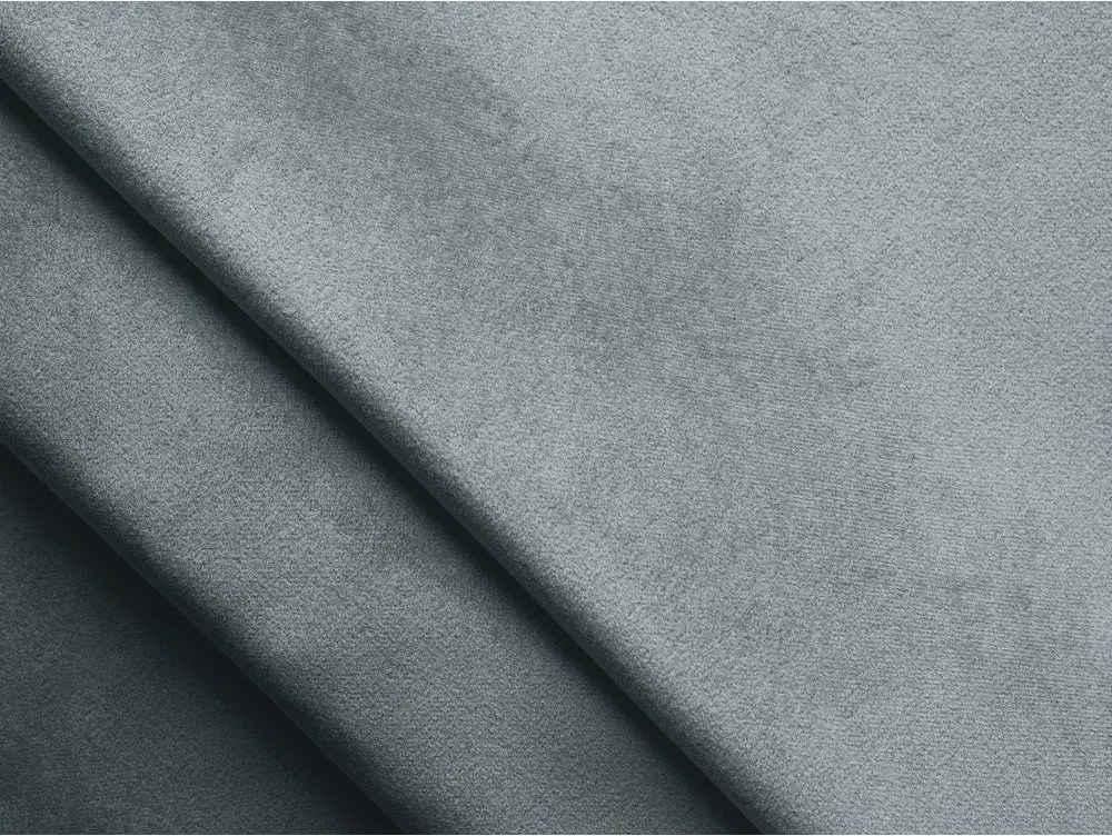 Divano azzurro con rivestimento in velluto 212 cm Moana – Makamii