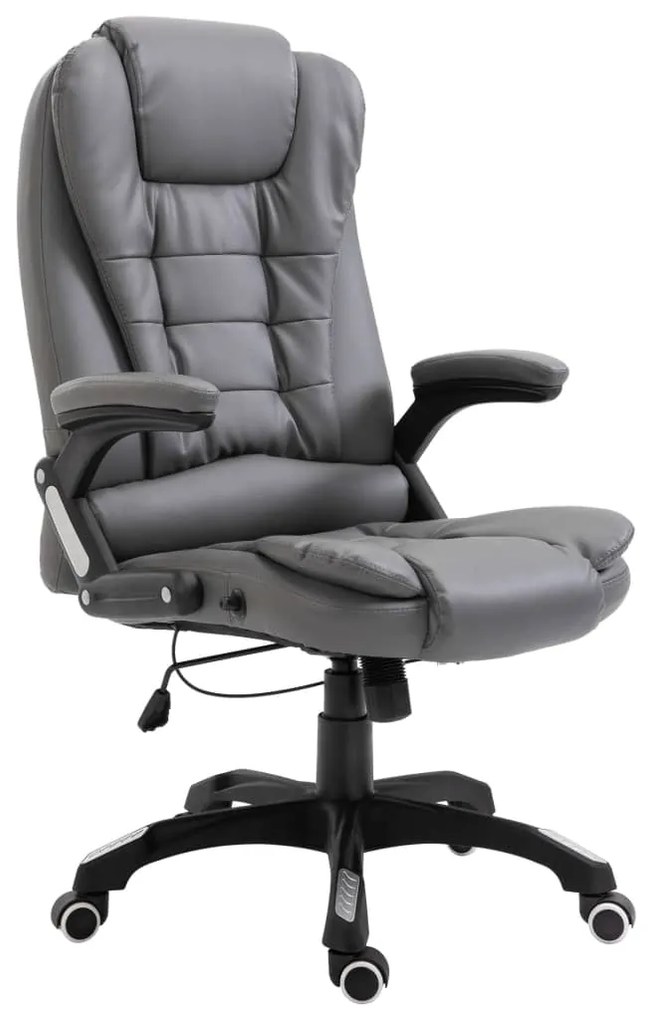Sedia Da Ufficio Antracite İn Similpelle /