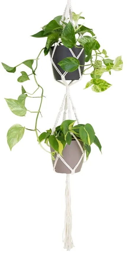 Gancio in tela per vaso ø 10 cm (altezza 120 cm) Macramé - Artevasi