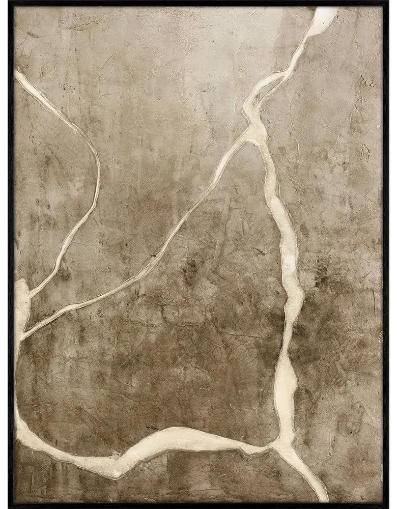 Quadro dipinto a mano 90x120 cm Vibranium - Malerifabrikken