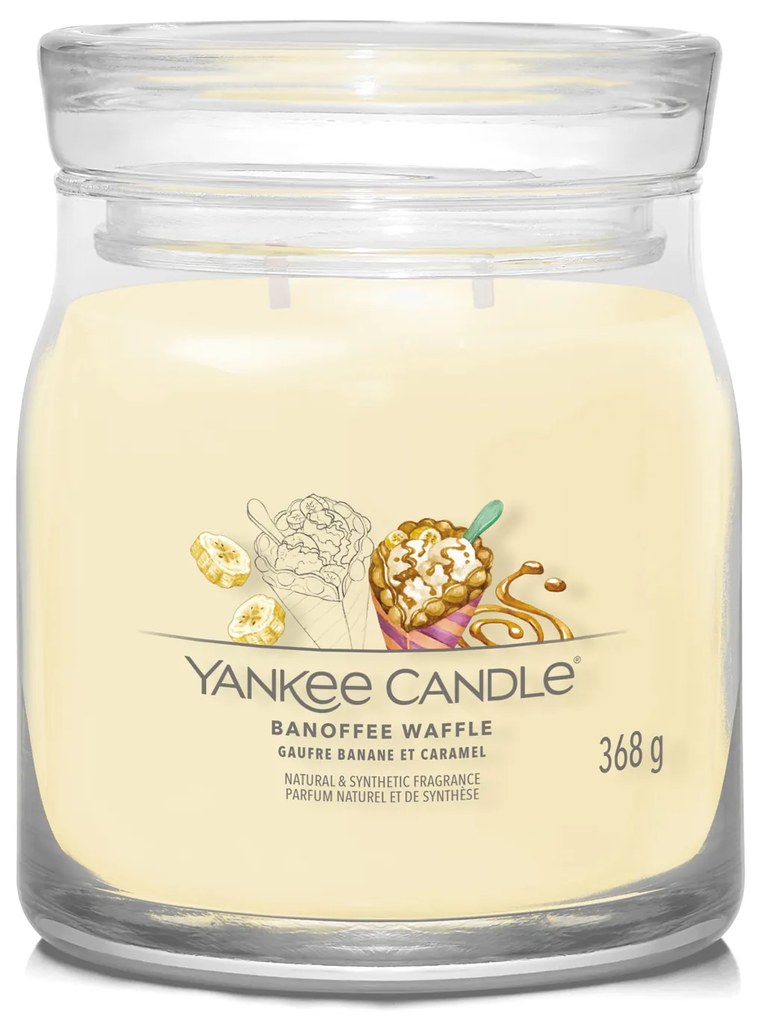 Banoffee Waffle, candela in giara media Yankee Candle