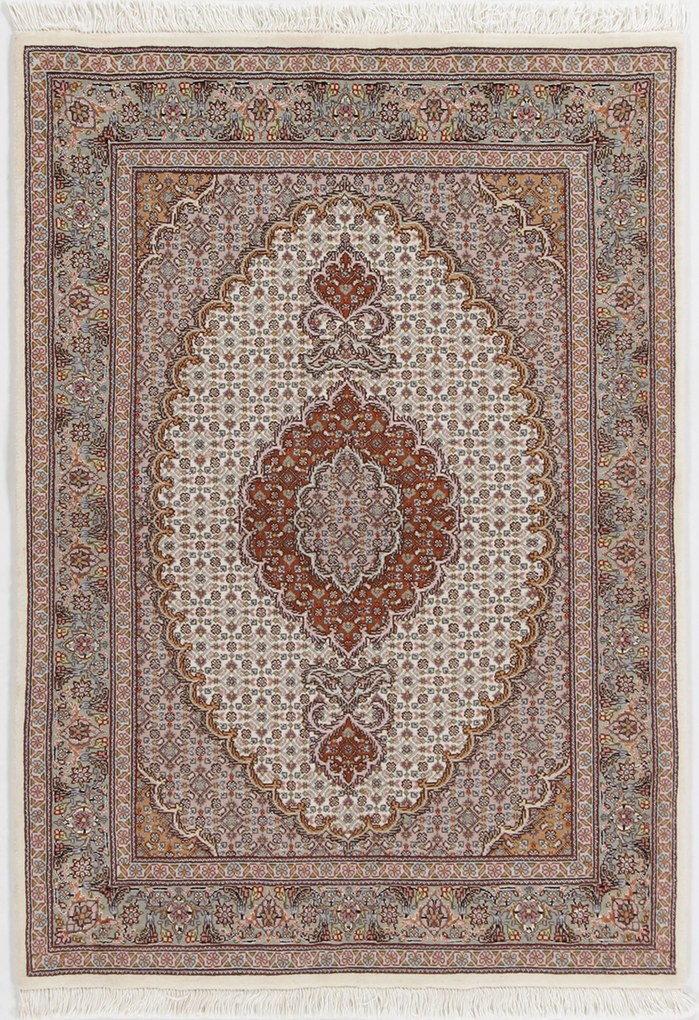 Tabriz Tappeto persiano 130x90 (Iran) Annodato A Mano
